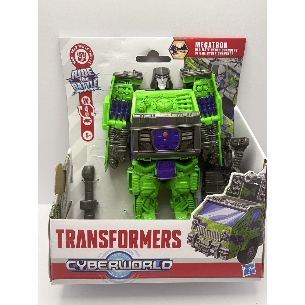 Transformers Cyberworld Megatron 7" Action Figure Ultimate Changers Hasbro New